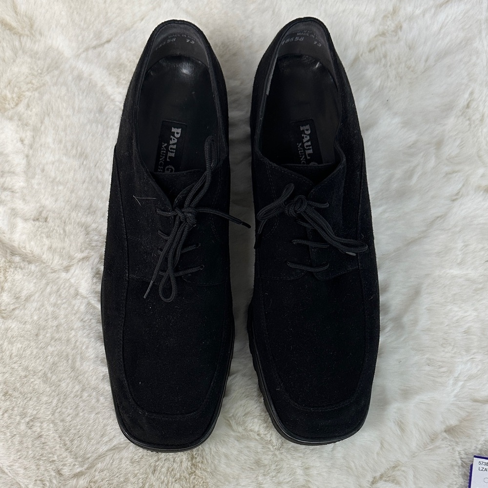 Paul Green Men's Black Lace-Up Oxfords